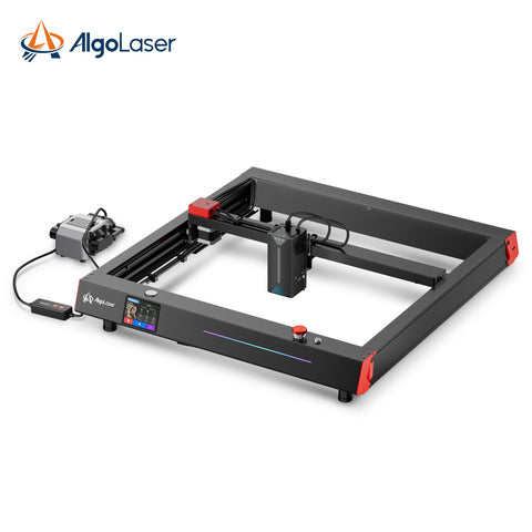 Laser Engraver AlgoLaser Delta - Laser Power 22W Engraving Speed 30000mm/min Working Area 440*415mm Light Source Technology Polarized Combined Light - Black Red