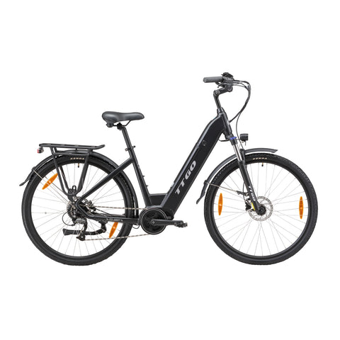 TTGO ZZ-28ST Electric Bike - 250W Motor 36V20AH Battery 28 Inch Tires Disc Brakes - Black