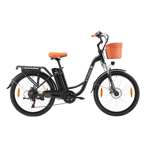 TTGO YY-26ST Electric Bike - 250W Motor 36V14.5AH Battery 26 Inch Tires Mechanical Disc Brakes - Black