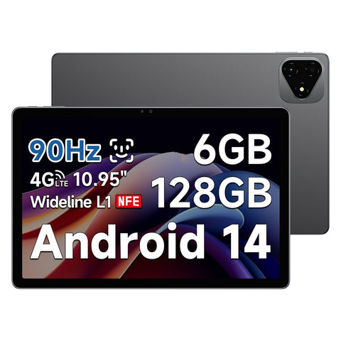 Tablet Alldocube iPlay 60 Pro - MediaTek Helio G99 Processor 10.95 inch Display Android 14 6GB+128GB 7000mAh Battery - Grey