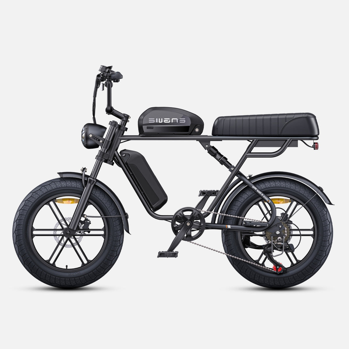 ENGWE M1 EU Electric Bike - 250W Motor 48V 28.6AH Battery 20-Inch Tires Hydraulic Disc Brakes - Black