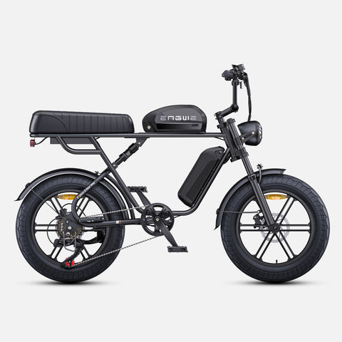 ENGWE M1 NL E-Bike - 250W Motor 48V 28.6AH Battery 20-Inch Tires Hydraulic Disc Brakes Handlebar-less Shift Knob - Black