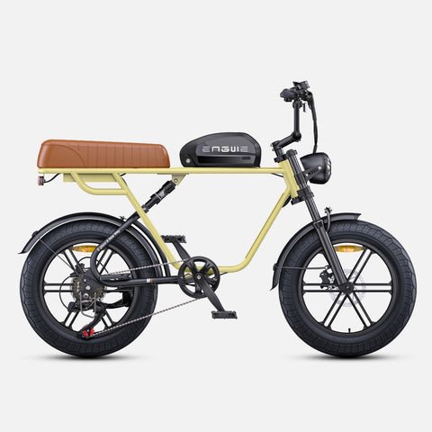 ENGWE M1 NL E-Bike - 250W Motor 48V 15.6AH Battery 20-Inch Tires Hydraulic Disc Brakes Handlebar-less Shift Knob - Yellow