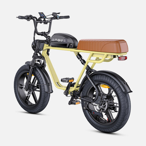 ENGWE M1 NL E-Bike - 250W Motor 48V 15.6AH Battery 20-Inch Tires Hydraulic Disc Brakes Handlebar-less Shift Knob - Yellow