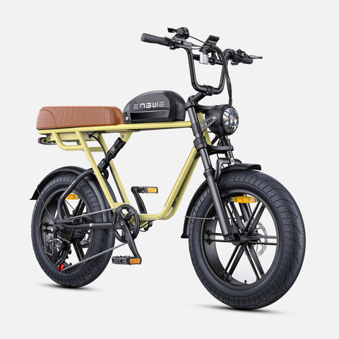 ENGWE M1 NL E-Bike - 250W Motor 48V 15.6AH Battery 20-Inch Tires Hydraulic Disc Brakes Handlebar-less Shift Knob - Yellow