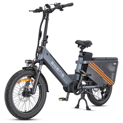 ENGWE LE20 EU E-Bike - 20 Inch Tires 250W Motor 48V19.2AH Single Battery Hydraulic Brakes - Grey