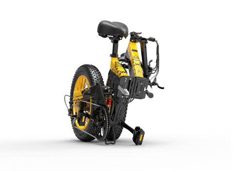 BEZIOR XF200 Electric bicycle Black and Yellow