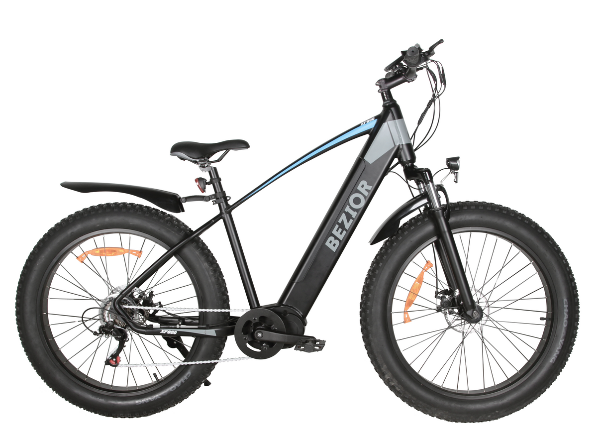 BEZIOR XF800 500W Electric Bicycles Blue