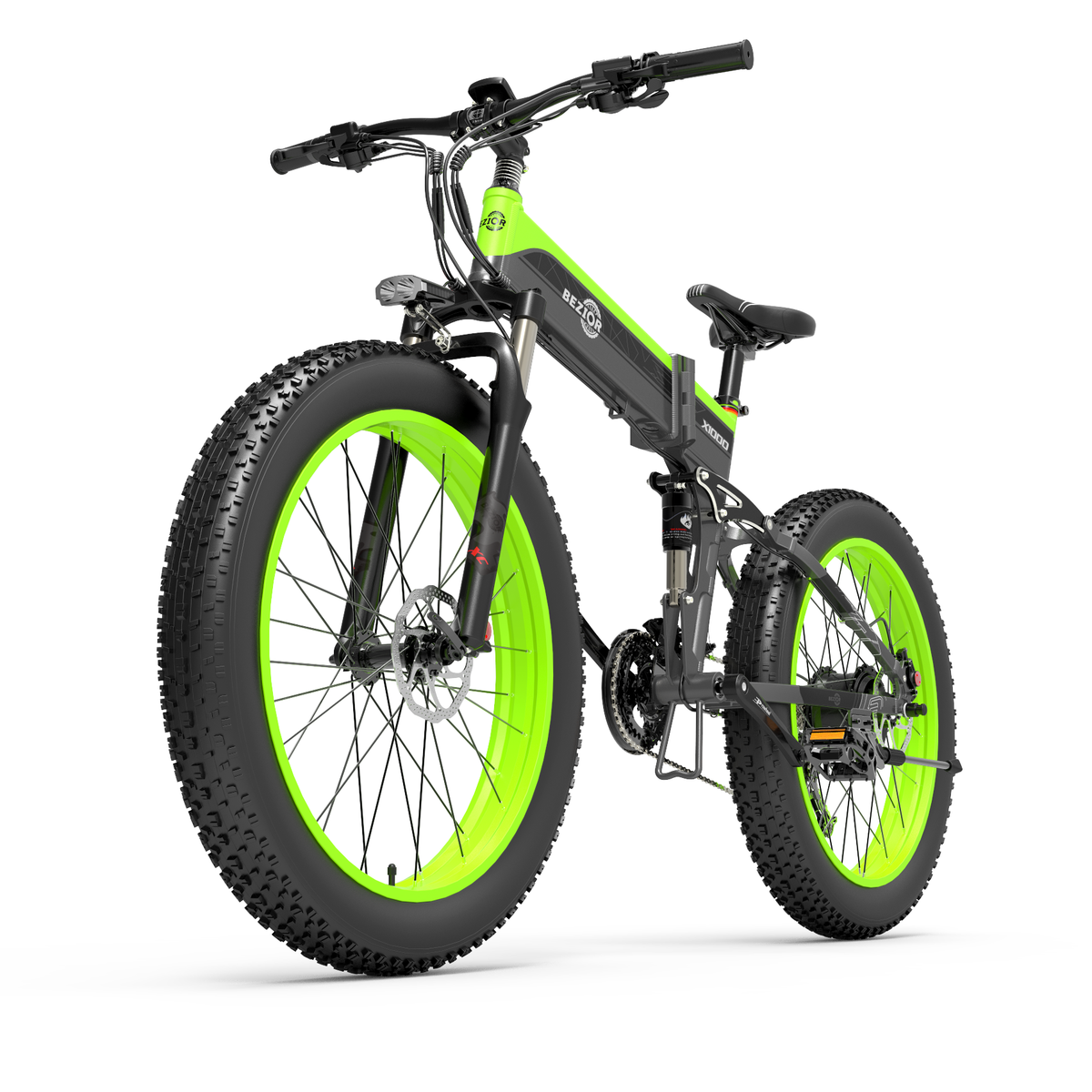 BEZIOR X1000 Electric bicycle Black and Green