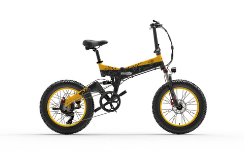 BEZIOR XF200 Electric bicycle Black and Yellow