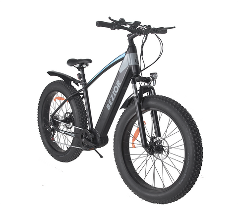 BEZIOR XF800 500W Electric Bicycles Blue