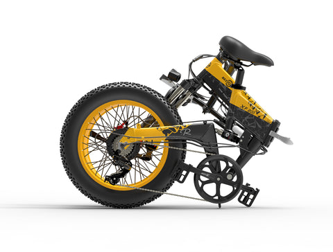 BEZIOR XF200 Electric bicycle Black and Yellow