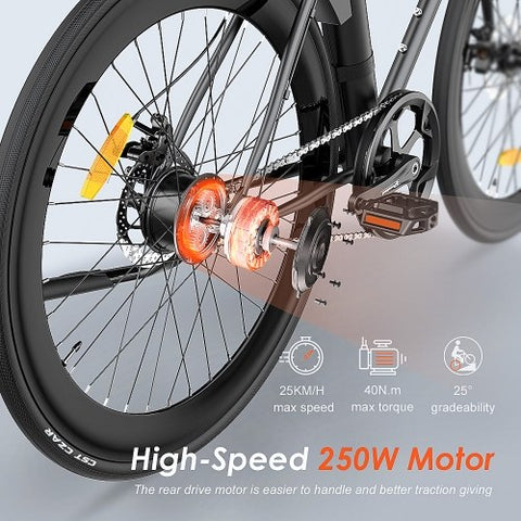 FAFREES F1 Electric Bike 36V 8.7Ah Battery 25km/h Max Speed Orange